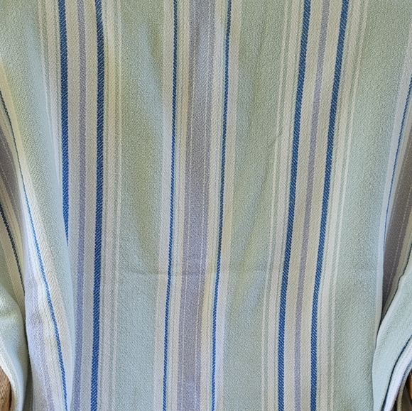 L.L. Bean Bedding Ll Bean Blanket Maine Twill Twin Cotton Coastal